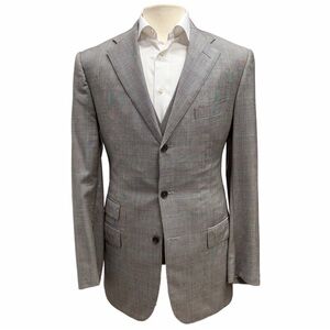 Gray Checked Three-Piece Suit - Ralph Lauren